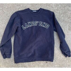 Lands End Men’s size S Crewneck Spell Out Sweatshirt EUC Outdoors